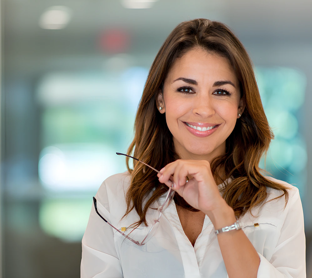 Youthful Looking Mom Considering Daxxify Treatment for Frown Lines